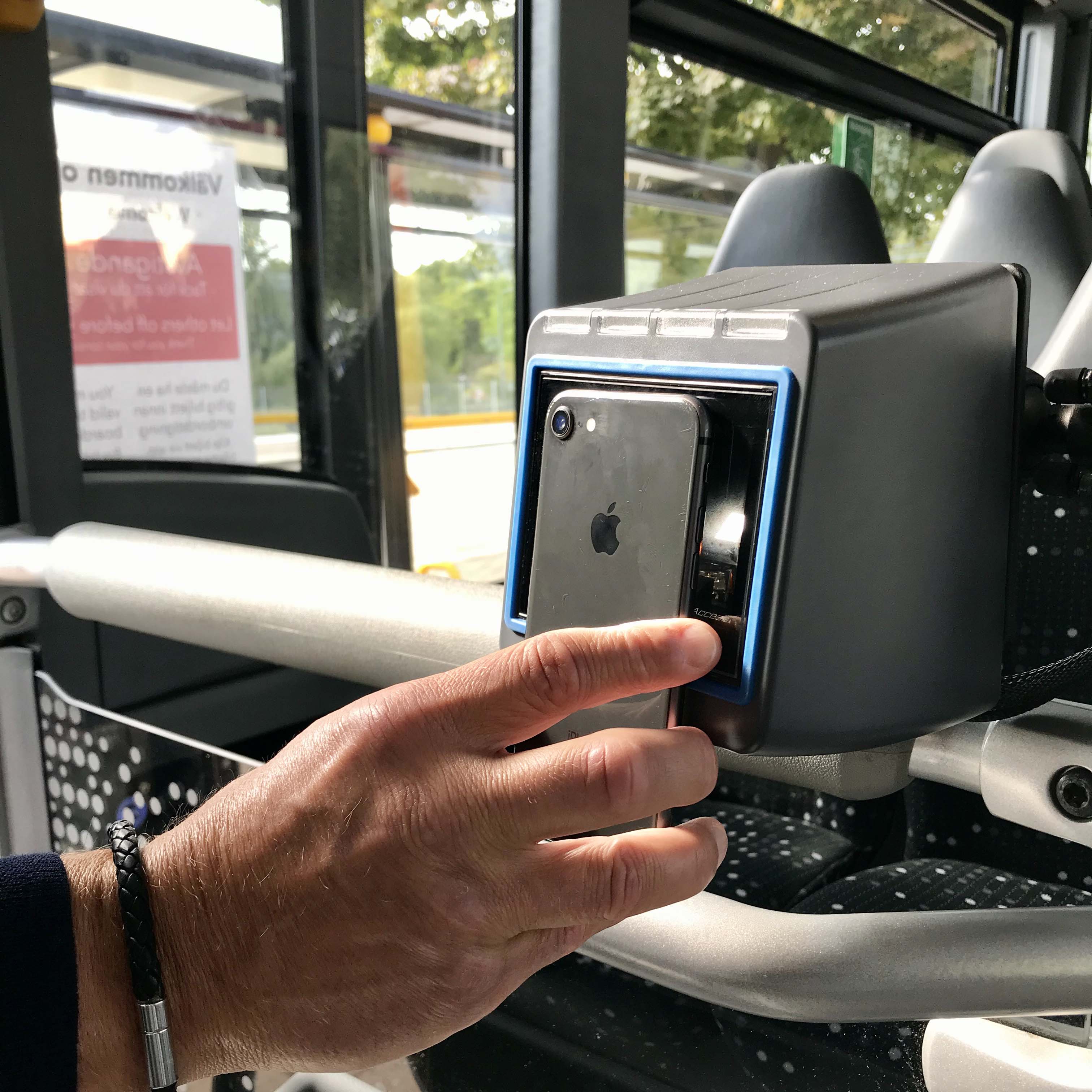 Blippa biljett i appen