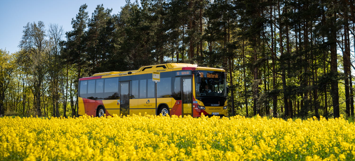 Bild på en regionbuss